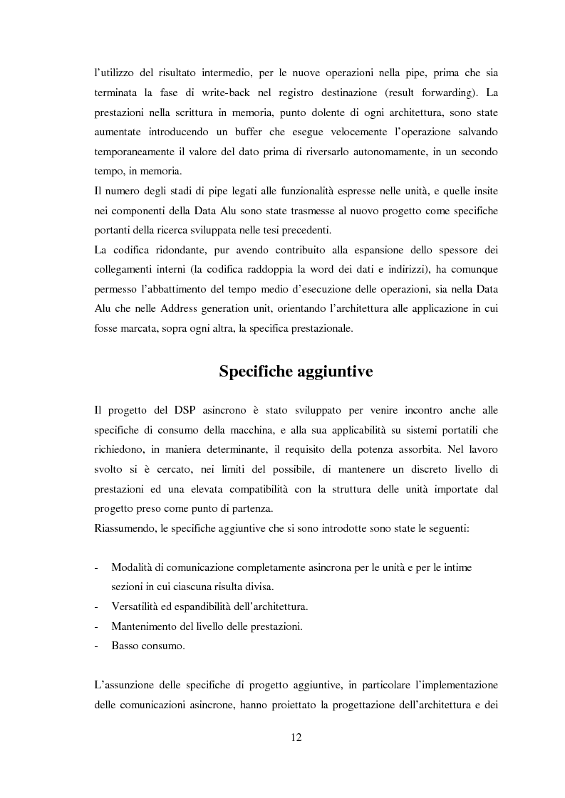 Anteprima della tesi: Progettazione di microprocessori asincroni per l'elaborazione numerica dei segnali, Pagina 2