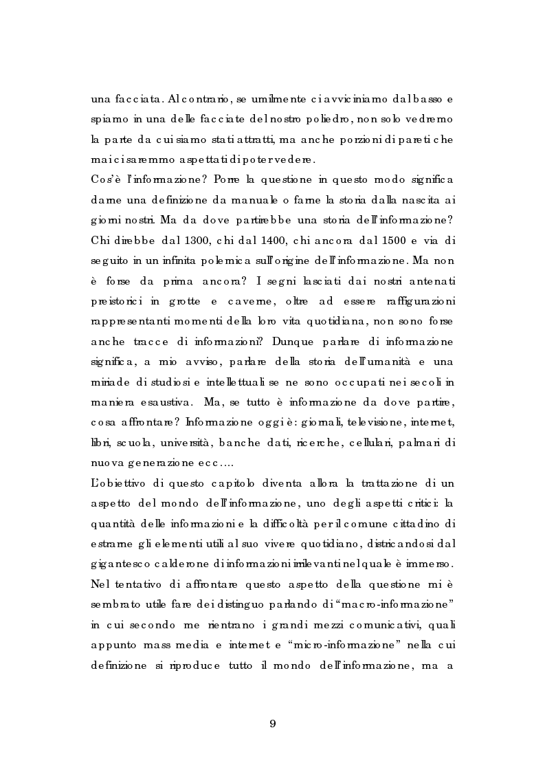 Anteprima della tesi: L' esperienza dell' Informagiovani . Una lettura pedagogica., Pagina 7