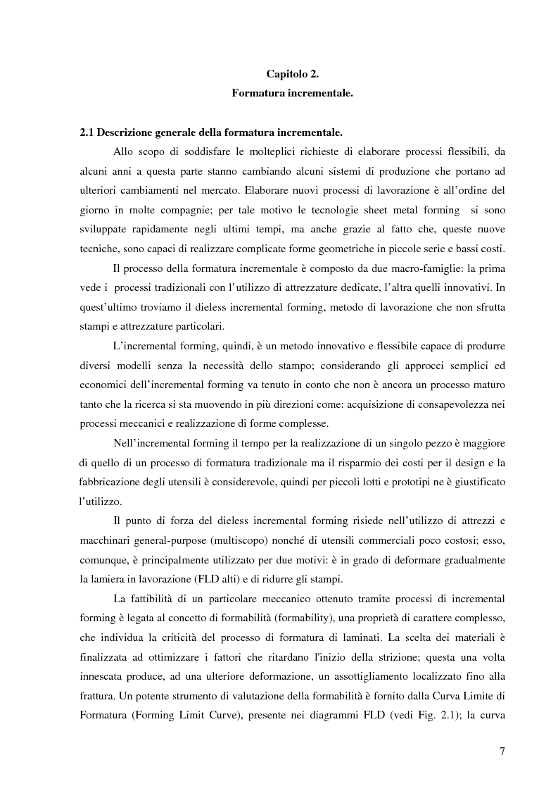 Anteprima della tesi: Studio della accuratezza dimensionale del processo di formatura incrementale tramite macchina di misura a coordinate, Pagina 3