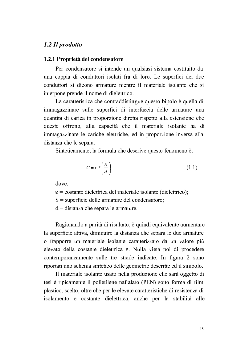 Anteprima della tesi: Progettazione e applicazione di un sistema di controllo in una linea produttiva di componenti elettronici, Pagina 8