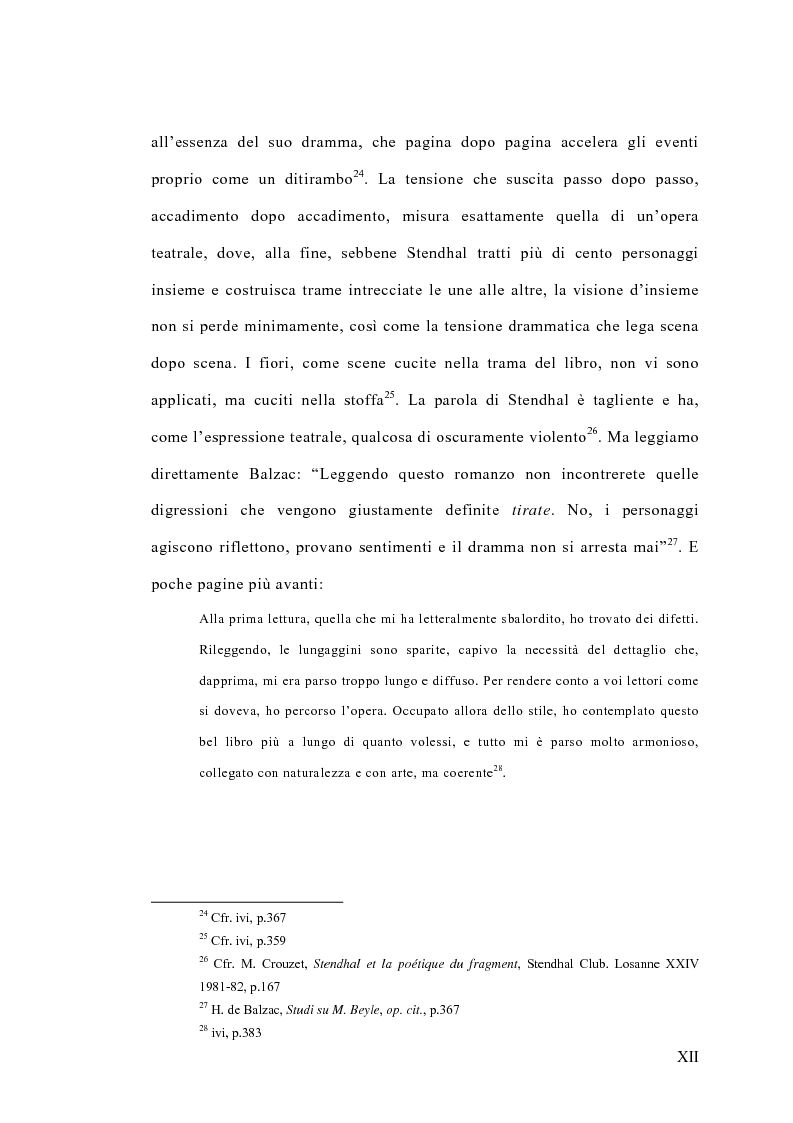 Anteprima della tesi: La concezione della bellezza nell'opera di Stendhal, Pagina 12