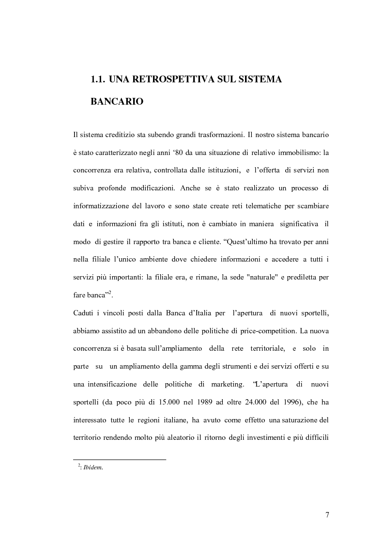 Anteprima della tesi: La banca virtuale: sviluppo e sue caratteristiche, Pagina 3