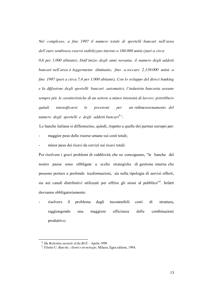 Anteprima della tesi: La banca virtuale: sviluppo e sue caratteristiche, Pagina 9