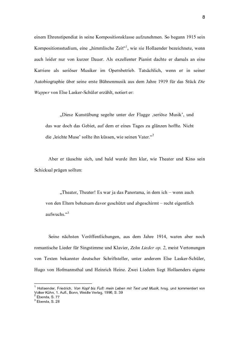 Anteprima della tesi: Friedrich Hollaender : Das deutsche Kabarett vor und nach dem zweiten Weltkrieg, Pagina 4