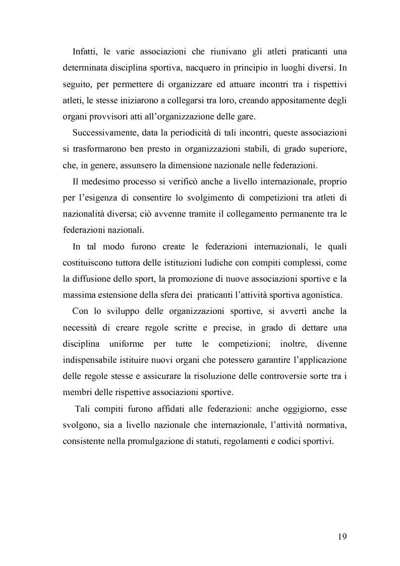 Anteprima della tesi: Il fenomeno sportivo nello Stato italiano tra la teoria pluralistico-ordinamentale e l'impostazione statualistica, Pagina 14