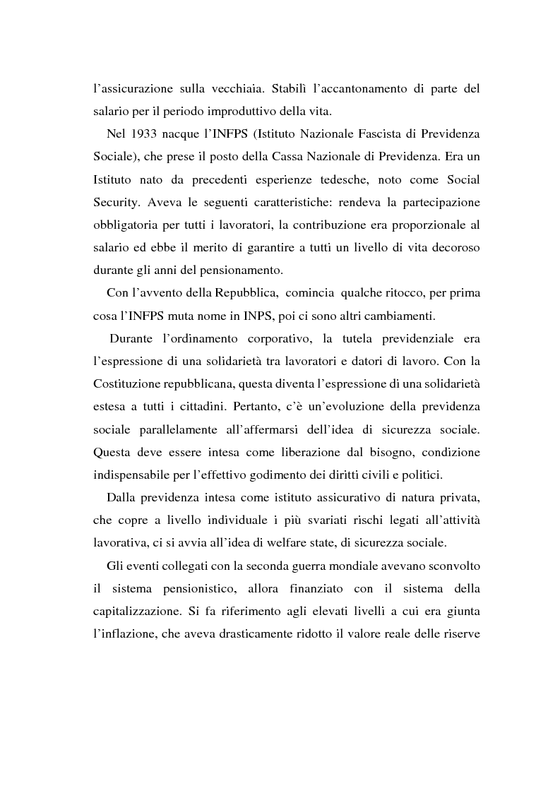 Anteprima della tesi: Effetti dei sistemi pensionistici nell'andamento dell'economia: schemi e ipotesi di riforma a confronto, Pagina 7