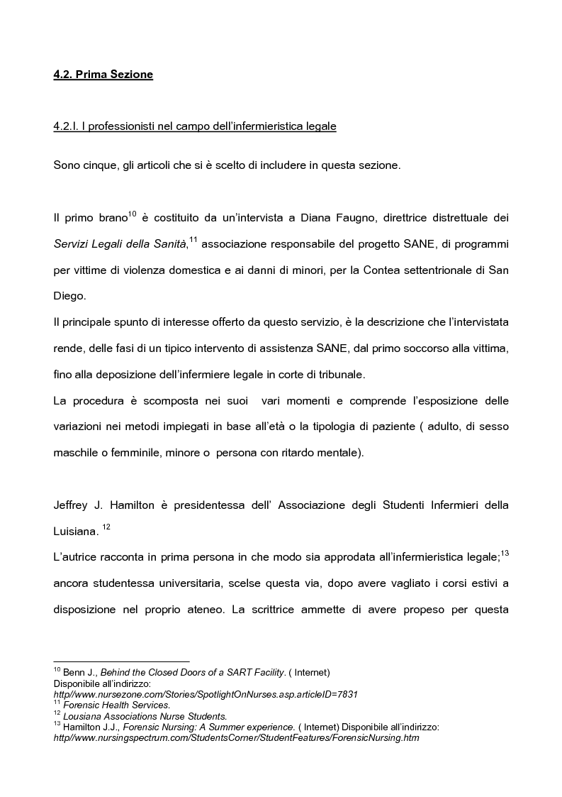 Anteprima della tesi: L'infermieristica legale ''Nurse Forensic'', Pagina 10