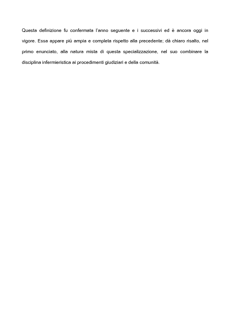 Anteprima della tesi: L'infermieristica legale ''Nurse Forensic'', Pagina 6