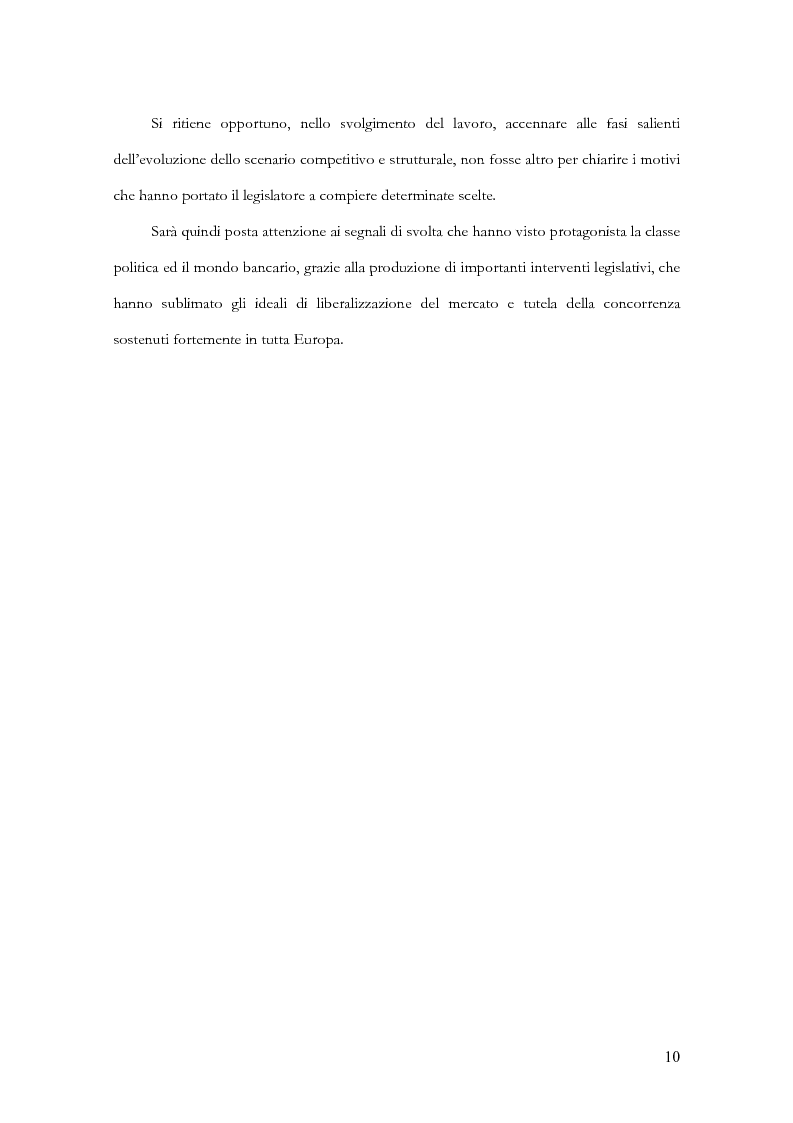 Anteprima della tesi: Profili evolutivi della trasparenza bancaria: dal testo unico delle leggi in materia bancaria e creditizia al progetto PattiChiari, Pagina 6