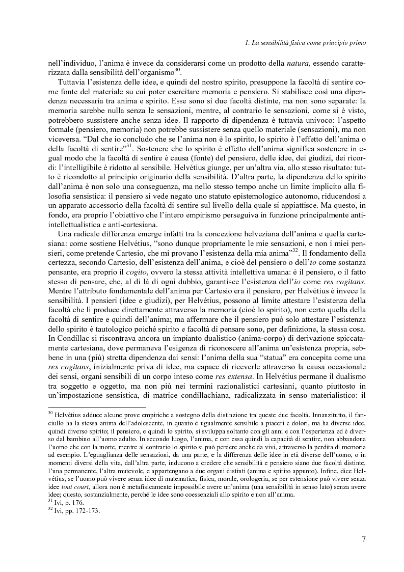 Anteprima della tesi: Felicità e società nel pensiero di C.-A. Helvétius, Pagina 10