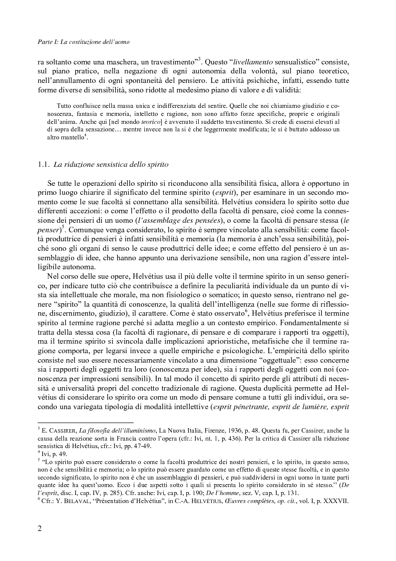 Anteprima della tesi: Felicità e società nel pensiero di C.-A. Helvétius, Pagina 5
