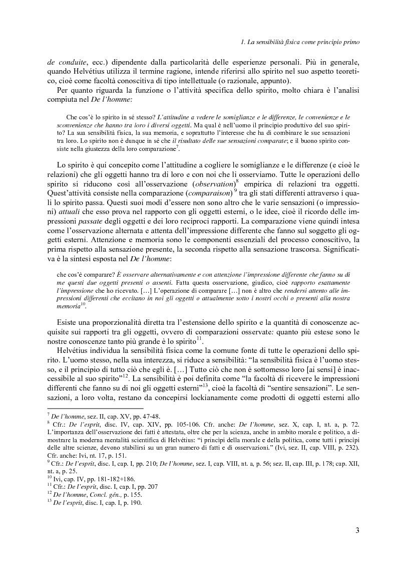 Anteprima della tesi: Felicità e società nel pensiero di C.-A. Helvétius, Pagina 6