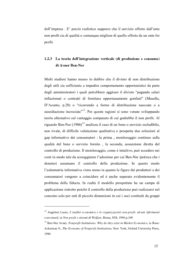 Anteprima della tesi: Non profit e fondazioni, Pagina 10