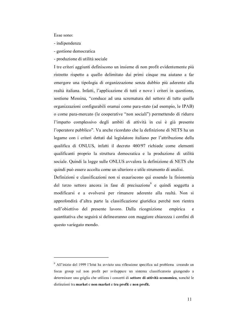 Anteprima della tesi: Non profit e fondazioni, Pagina 6