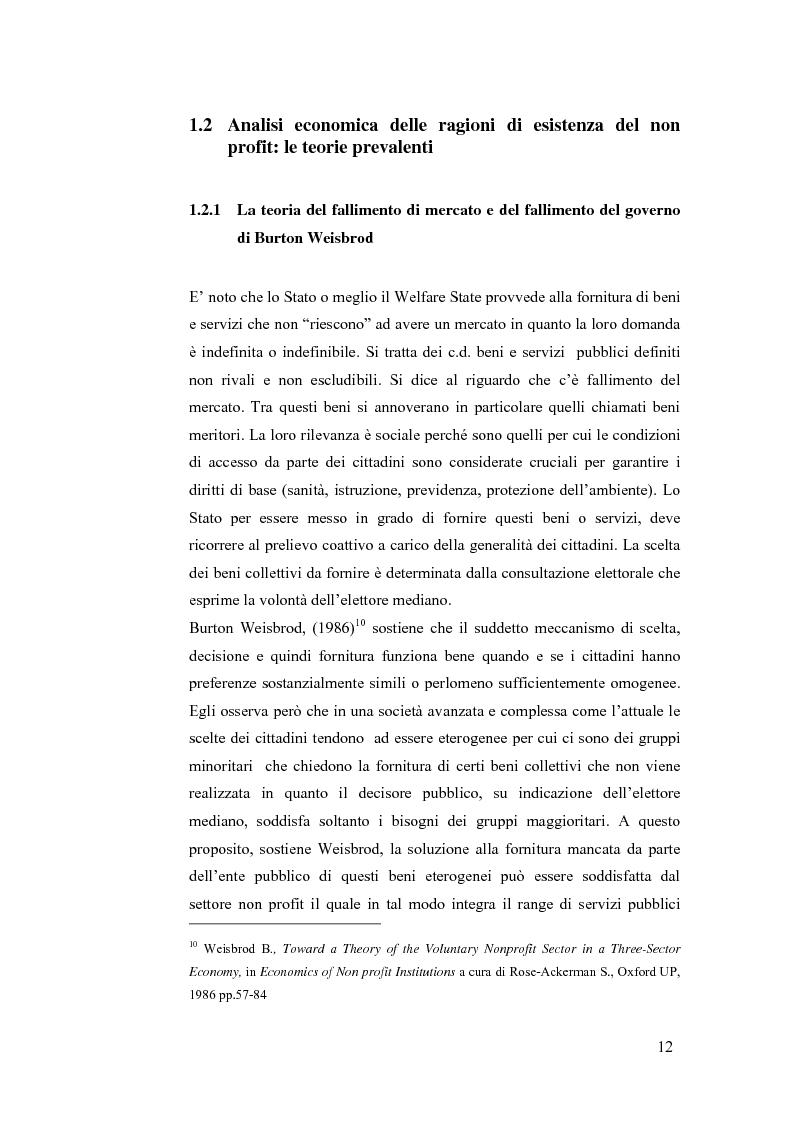 Anteprima della tesi: Non profit e fondazioni, Pagina 7