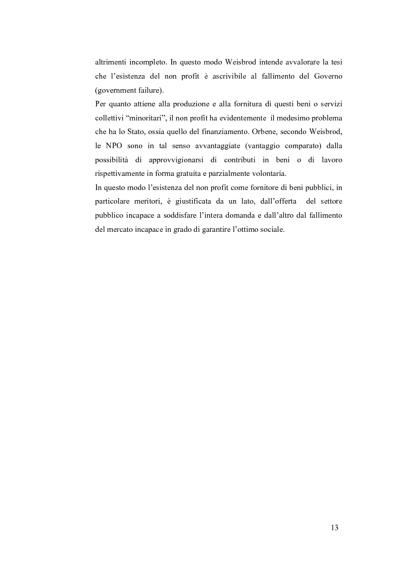 Anteprima della tesi: Non profit e fondazioni, Pagina 8