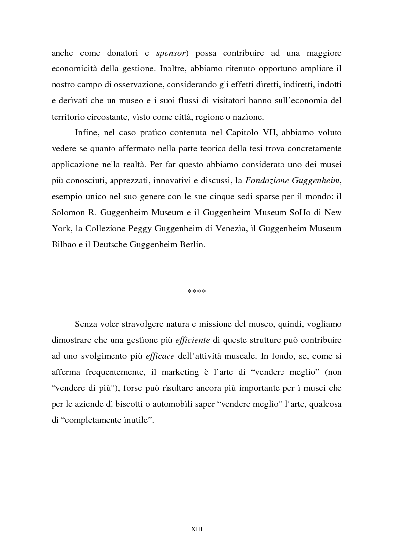 Anteprima della tesi: Il marketing dei musei. Il caso della fondazione Guggenheim., Pagina 7
