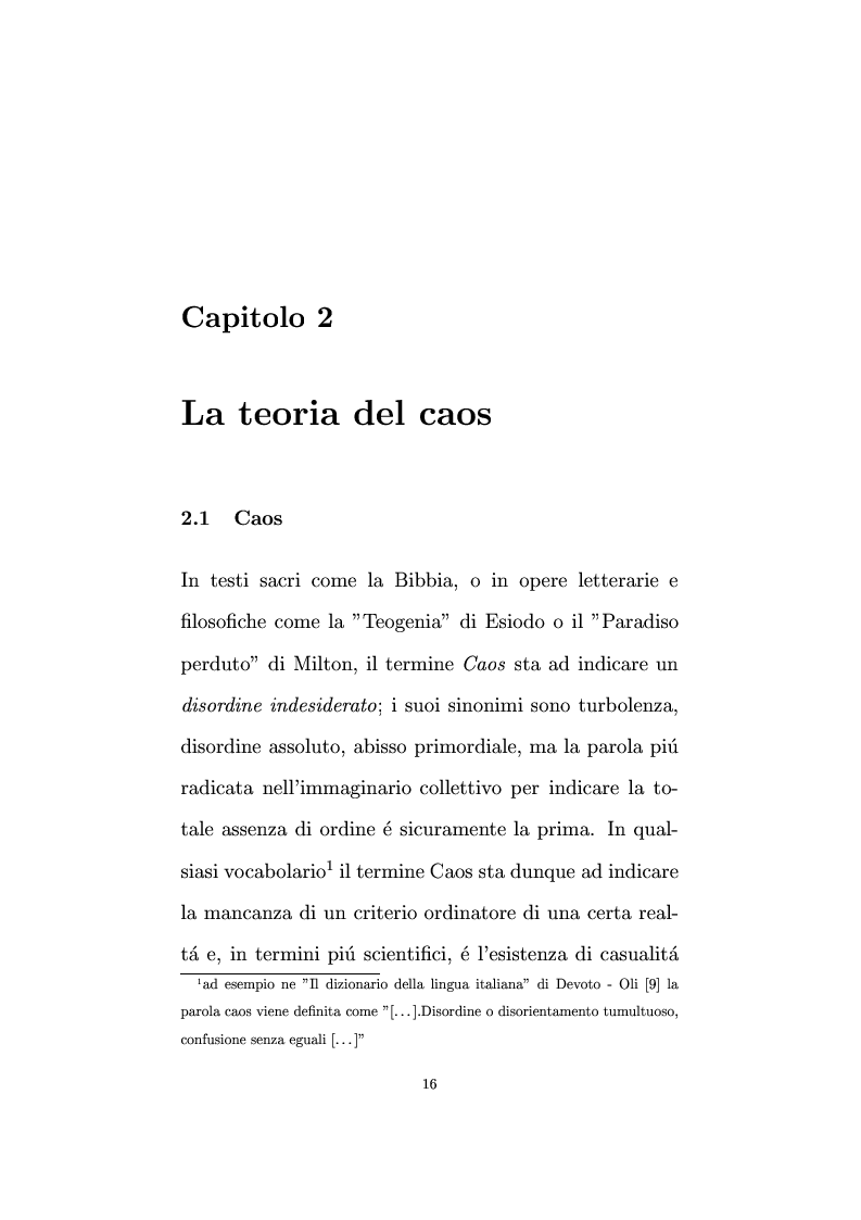 Anteprima della tesi: Non linearità e perturbazioni nei mercati. Analisi dinamica microfondata di un modello con scorte, Pagina 7