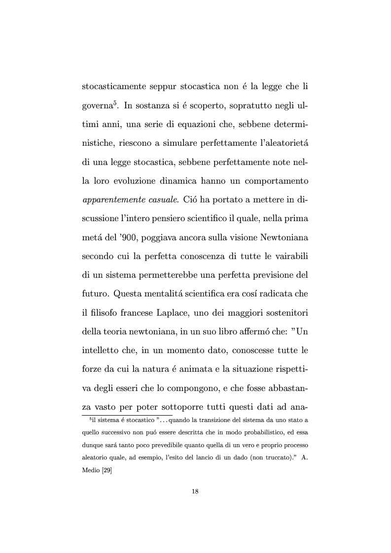 Anteprima della tesi: Non linearità e perturbazioni nei mercati. Analisi dinamica microfondata di un modello con scorte, Pagina 9