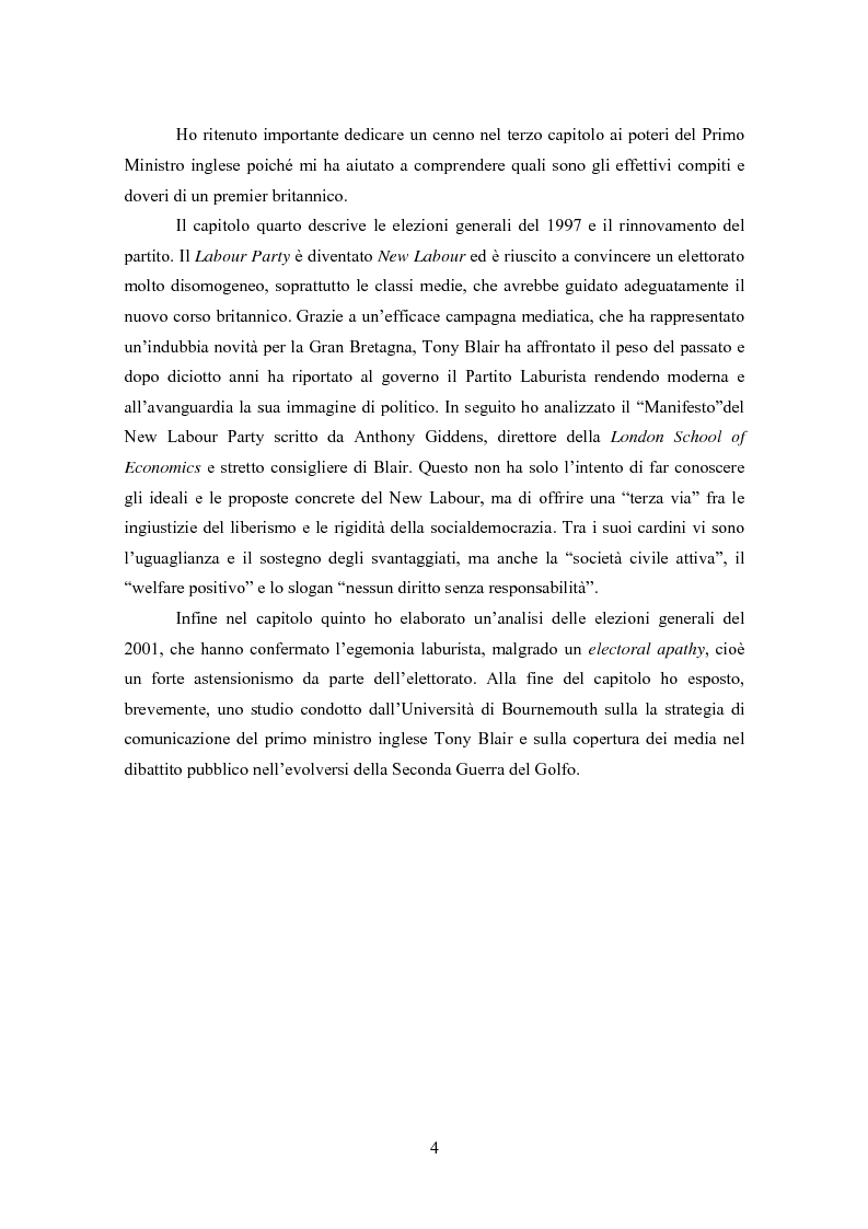 Anteprima della tesi: Partiti e comunicazione politica. Il New Labour e Tony Blair, Pagina 2