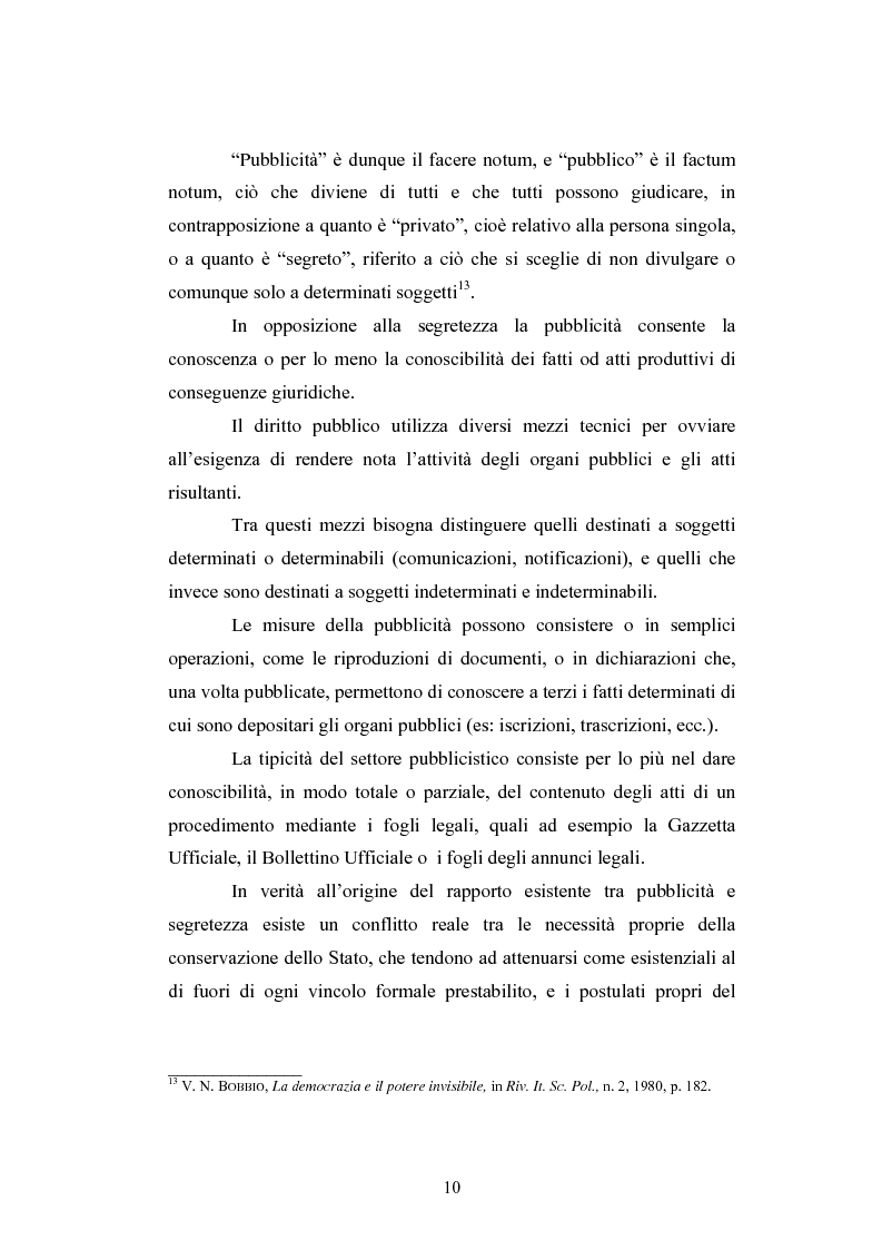 Anteprima della tesi: Il segreto di Stato alla luce dell'evoluzione del diritto all'informazione, Pagina 10