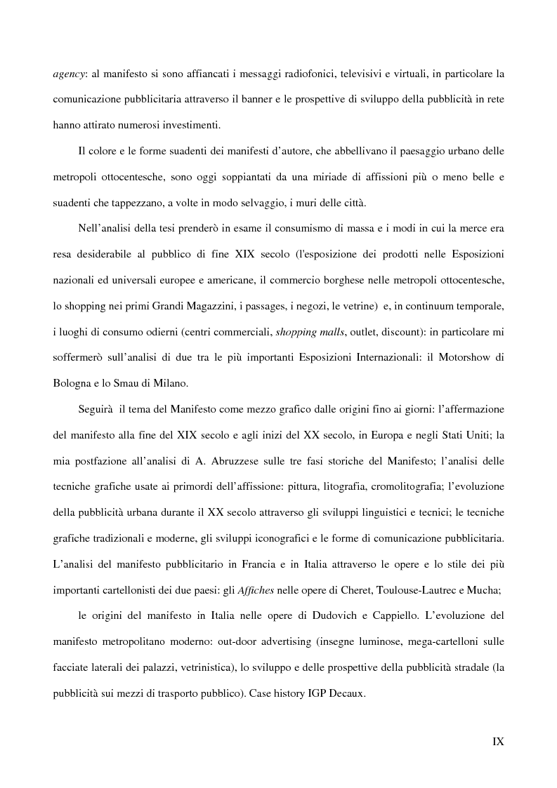 Anteprima della tesi: Affiches Posters Banners: la visibilità delle merci dalle Esposizioni universali ad Internet, Pagina 3