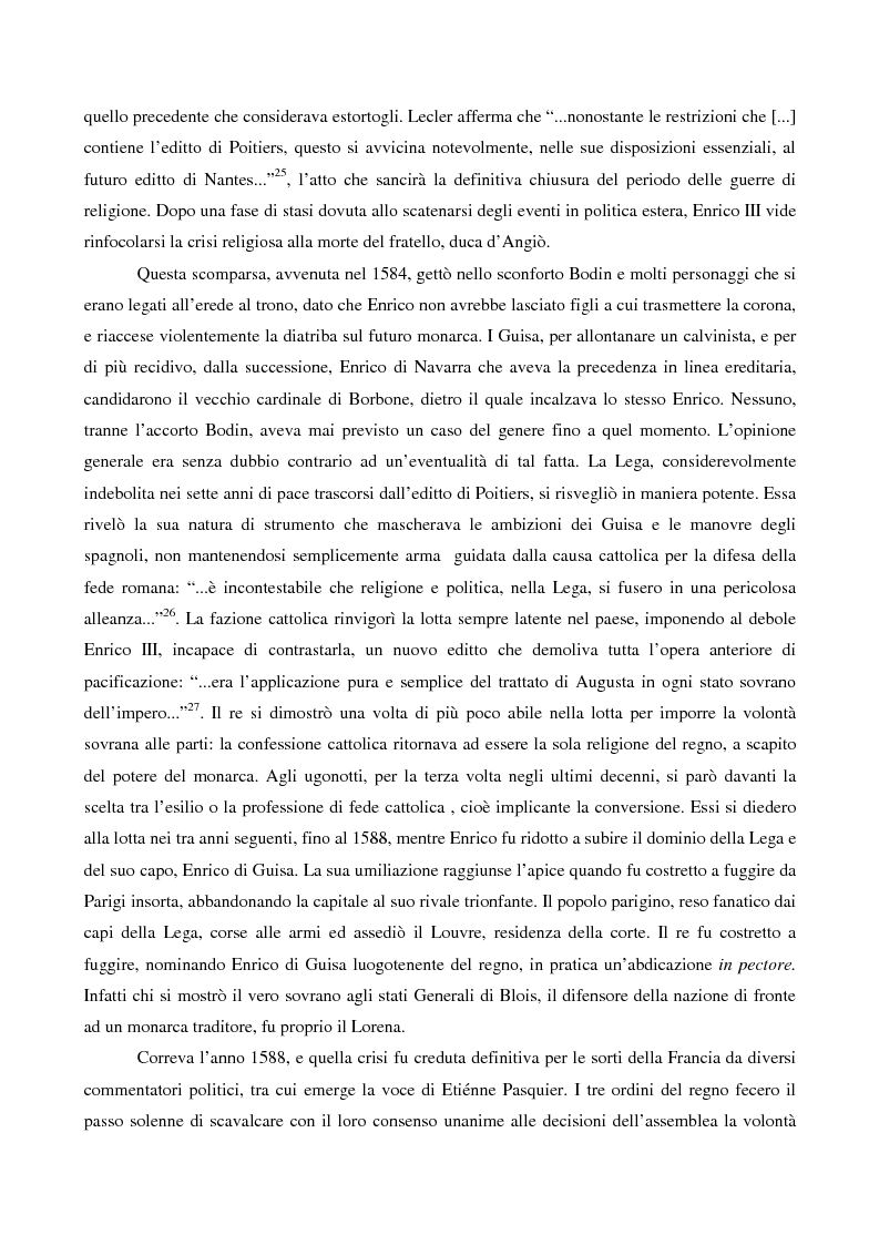Anteprima della tesi: La centralità del potere sovrano nel pensiero di Jean Bodin, Pagina 14