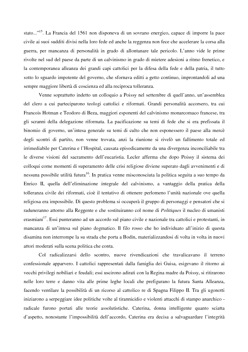 Anteprima della tesi: La centralità del potere sovrano nel pensiero di Jean Bodin, Pagina 9