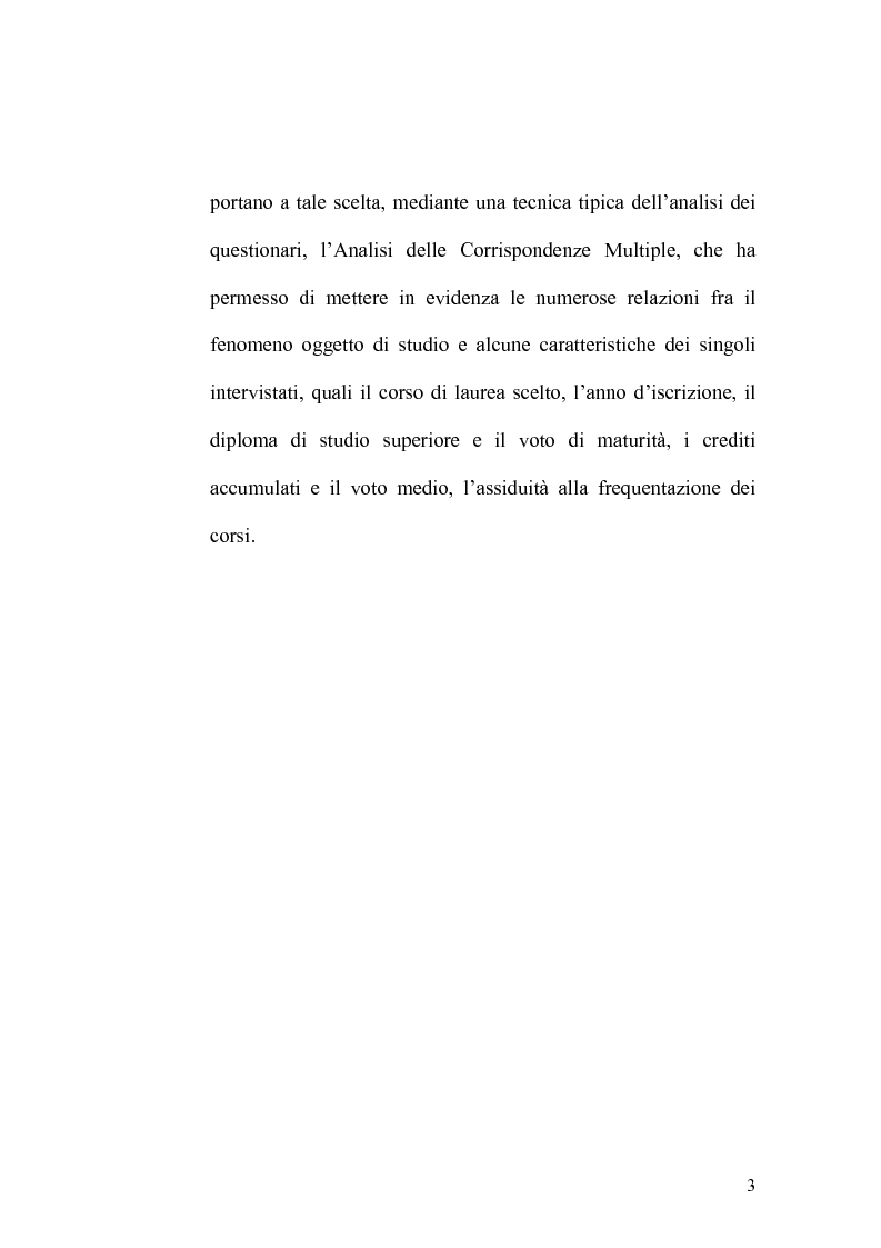 Anteprima della tesi: Indagine statistica sulla nuova laurea triennale, Pagina 3