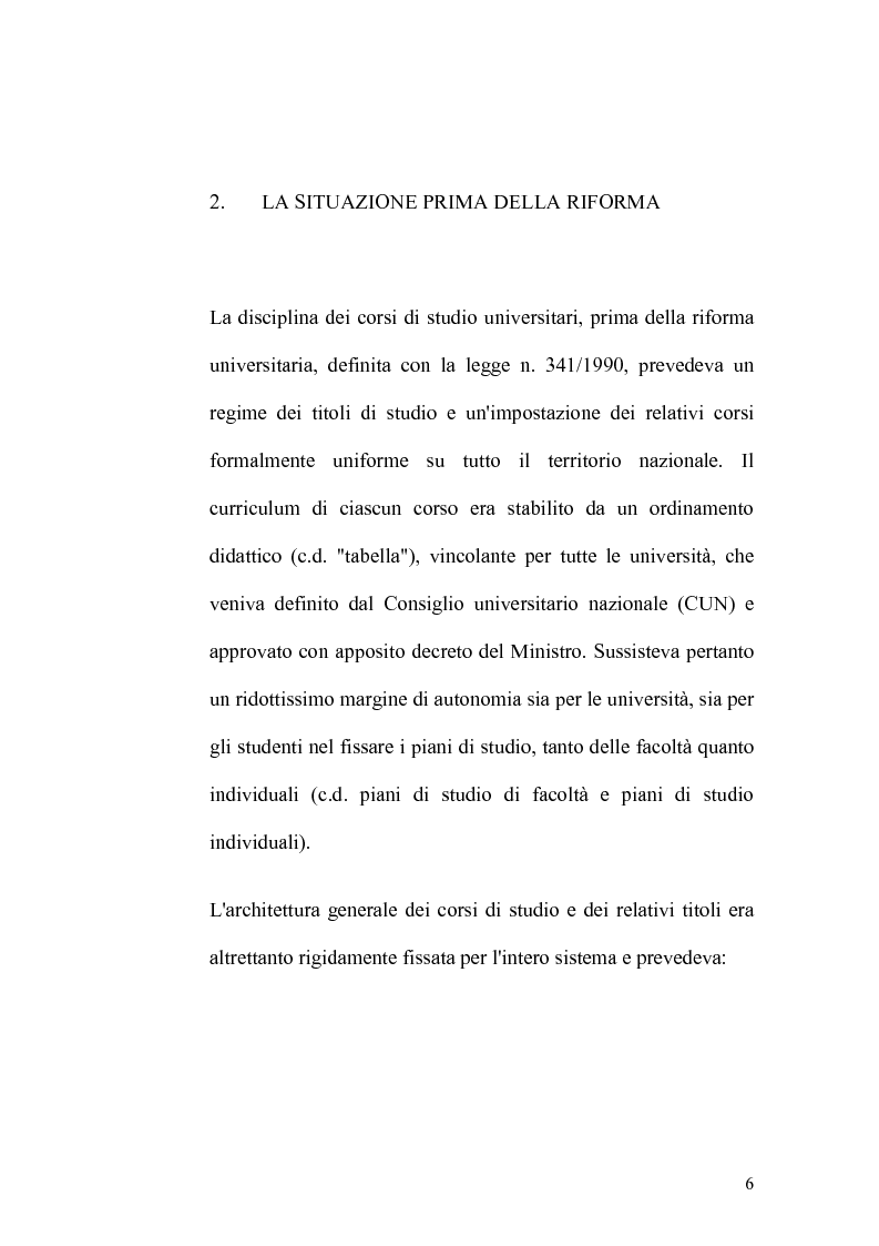 Anteprima della tesi: Indagine statistica sulla nuova laurea triennale, Pagina 6