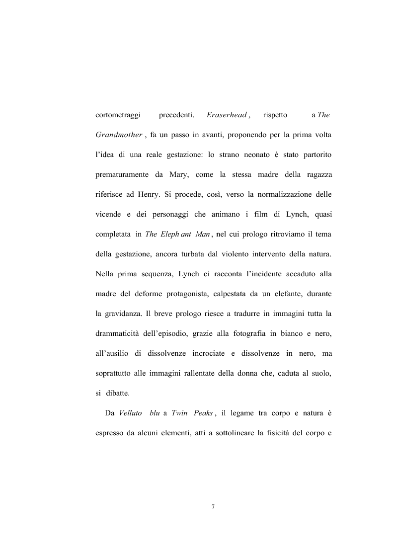 Anteprima della tesi: David Lynch - Universi speculari nel nuovo noir hollywoodiano (1969-1992), Pagina 9