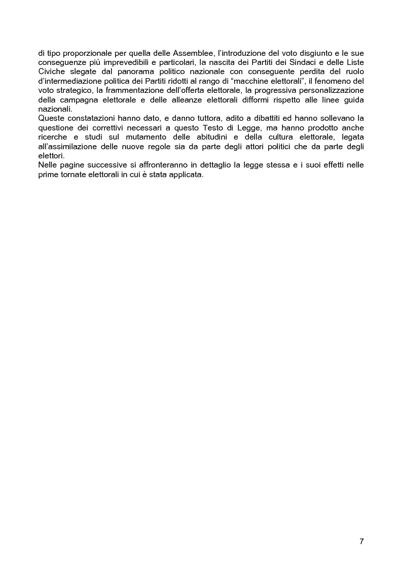 Anteprima della tesi: Le assemblee elettive locali nella transizione italiana. Analisi di un caso, Pagina 5