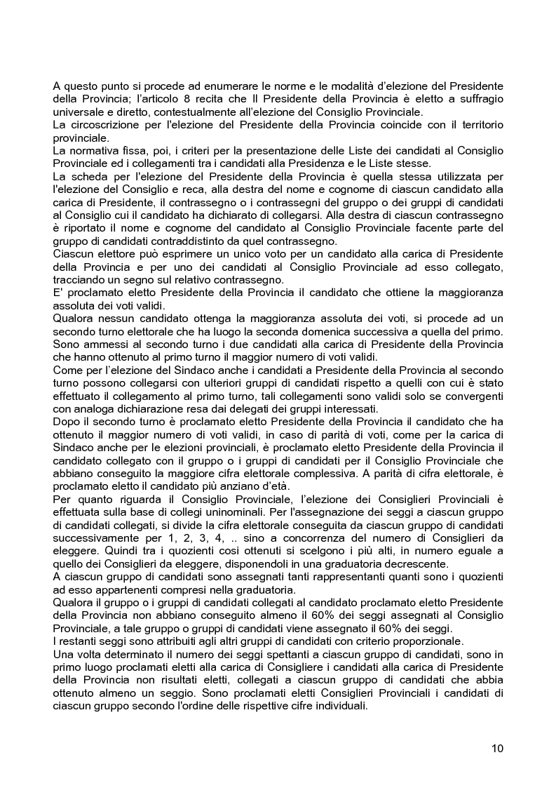 Anteprima della tesi: Le assemblee elettive locali nella transizione italiana. Analisi di un caso, Pagina 8