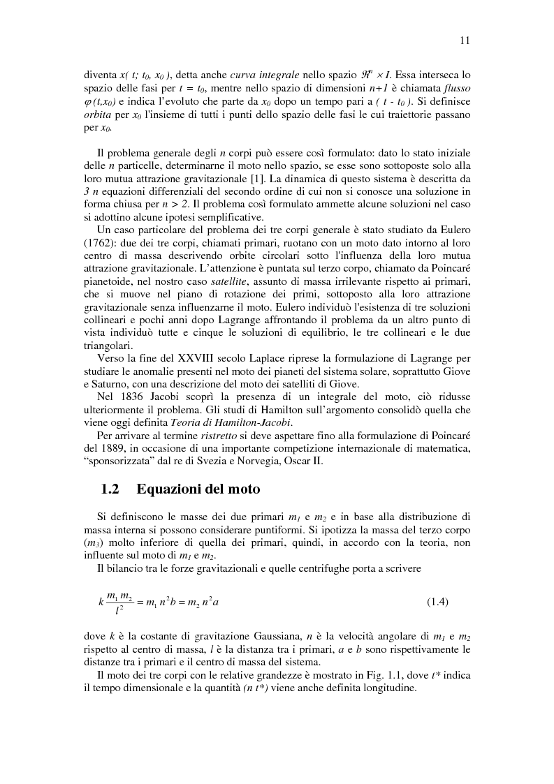 Anteprima della tesi: Trasferimenti Interplanetari a Bassa Spinta Tramite Varietà Invarianti e Neurocontrollori Evolutivi, Pagina 7