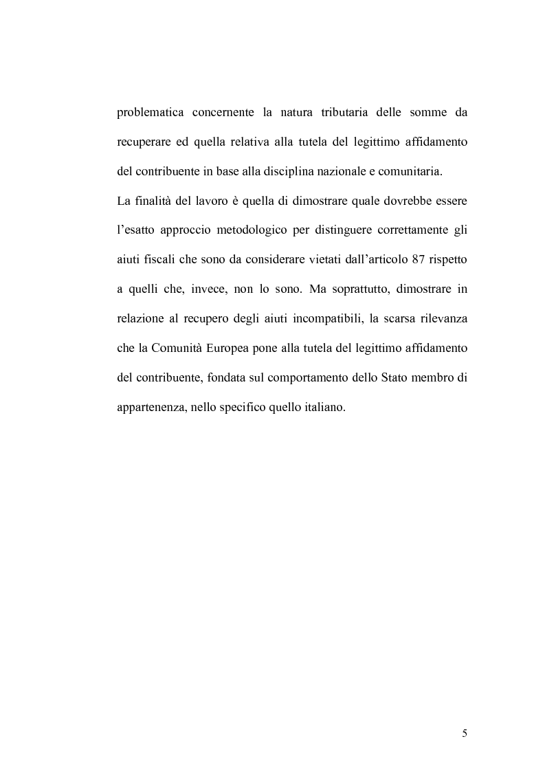Anteprima della tesi: Gli aiuti fiscali, Pagina 3