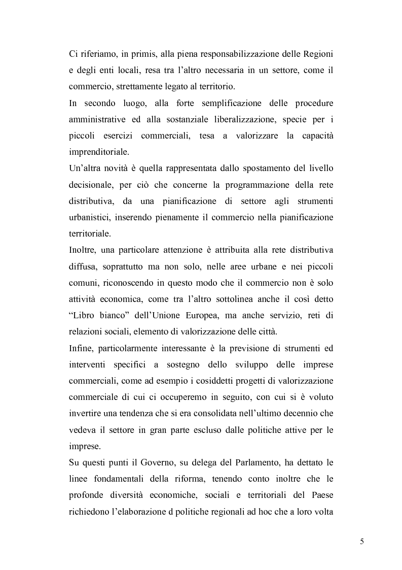 Anteprima della tesi: La discrezionalità amministrativa nella disciplina del commercio al dettaglio in sede fissa, Pagina 2