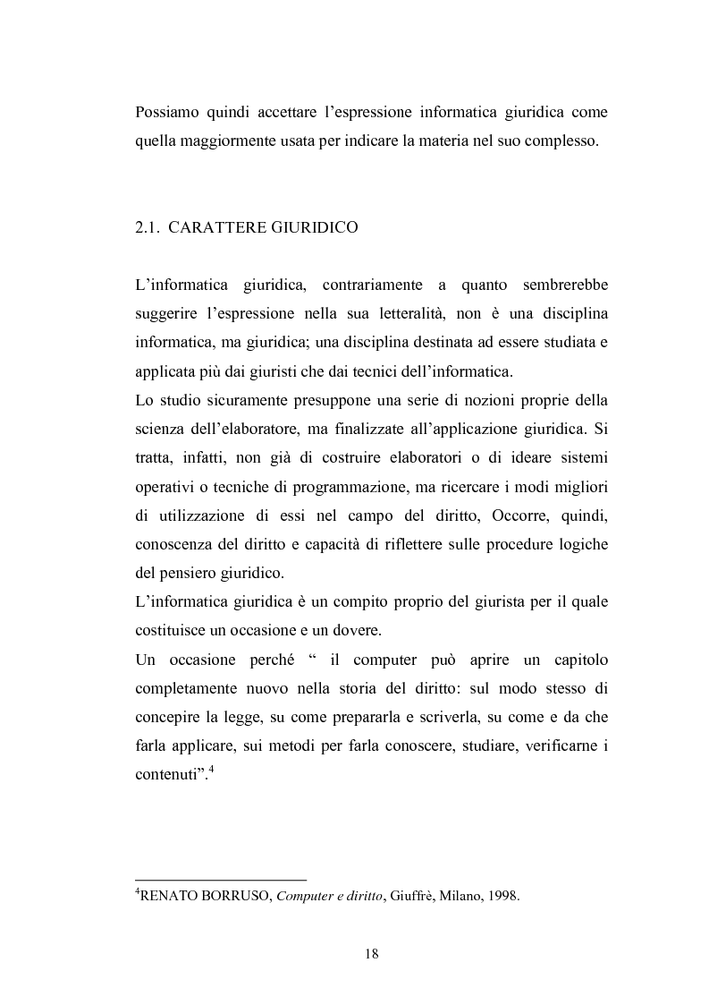 Anteprima della tesi: Problemi giuridici della teleamministrazione e atto elettronico, Pagina 12