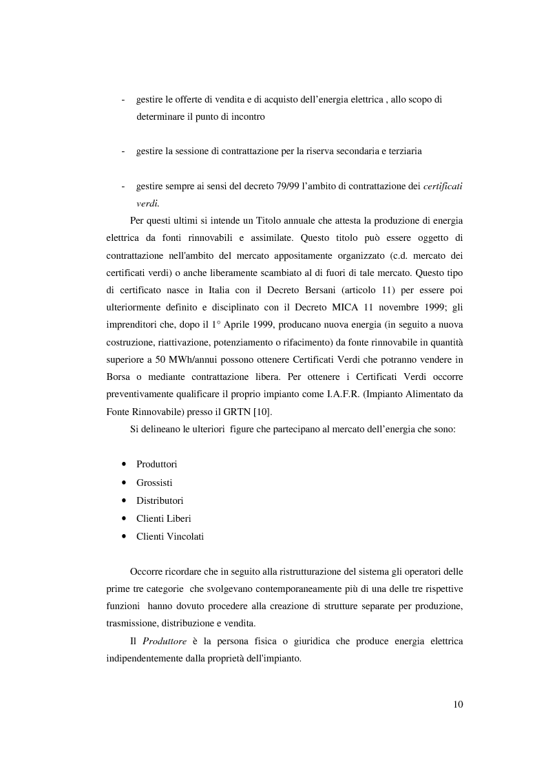 Anteprima della tesi: Evoluzione del Sistema Elettrico Nazionale e analisi di modelli di ottimizzazione applicati al mercato dell'energia elettrica, Pagina 10