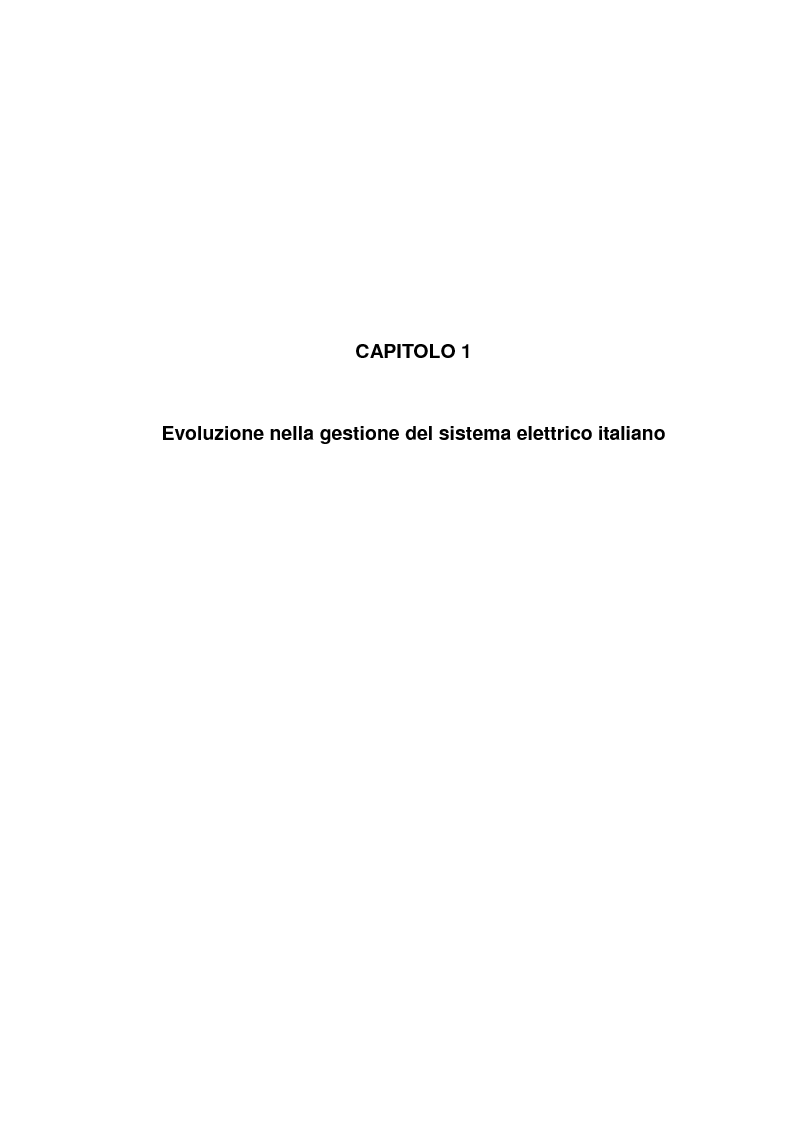 Anteprima della tesi: Evoluzione del Sistema Elettrico Nazionale e analisi di modelli di ottimizzazione applicati al mercato dell'energia elettrica, Pagina 2