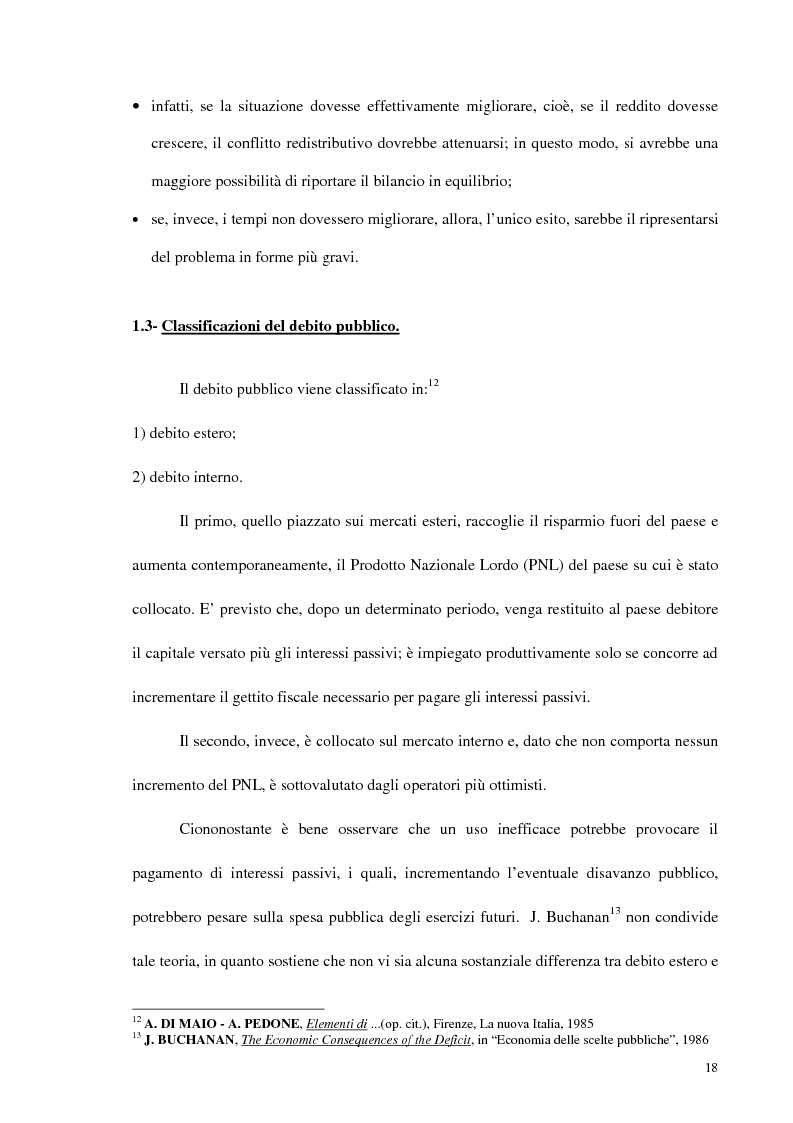 Anteprima della tesi: Analisi del debito pubblico alla luce degli accordi di Maastricht, Pagina 13