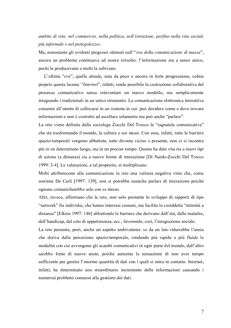 Anteprima della tesi: Grafica e Web: nuove forme di comunicazione nell'attuale panorama tecnologico, Pagina 6