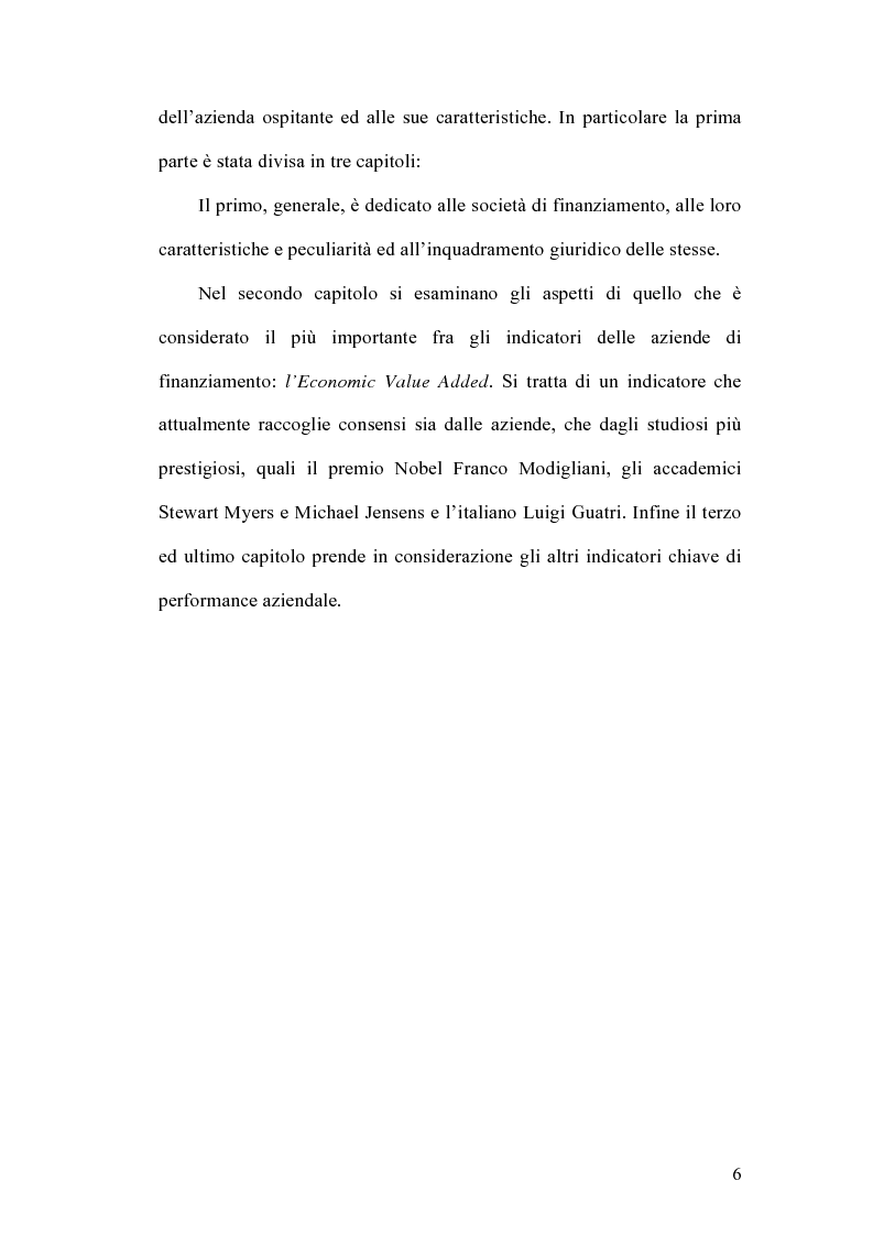 Anteprima della tesi: Indicatori strategici per la gestione delle imprese di finanziamento, Pagina 3
