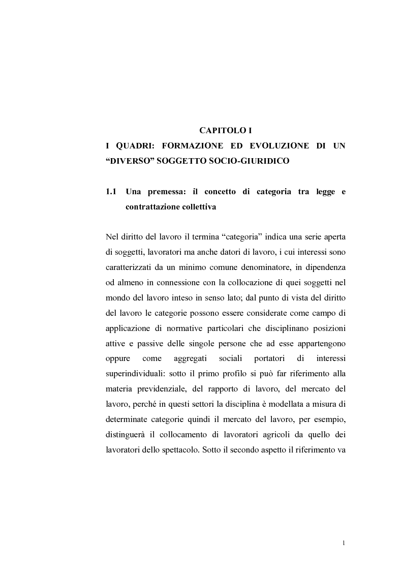 Anteprima della tesi: La categoria dei quadri intermedi, Pagina 5