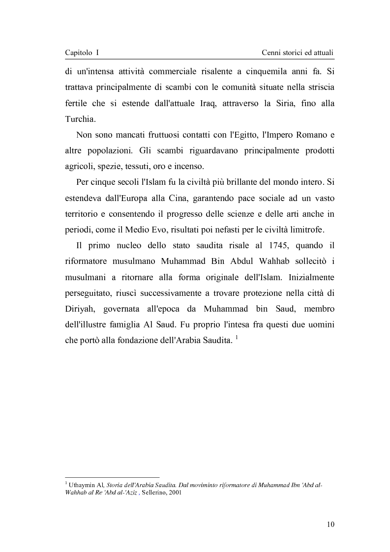 Anteprima della tesi: Gli attuali indirizzi di politica penale in Arabia Saudita, Pagina 5