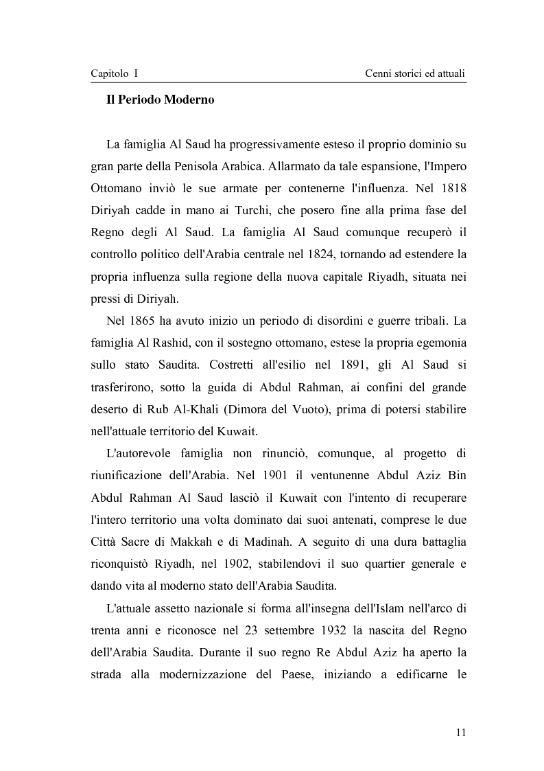 Anteprima della tesi: Gli attuali indirizzi di politica penale in Arabia Saudita, Pagina 6