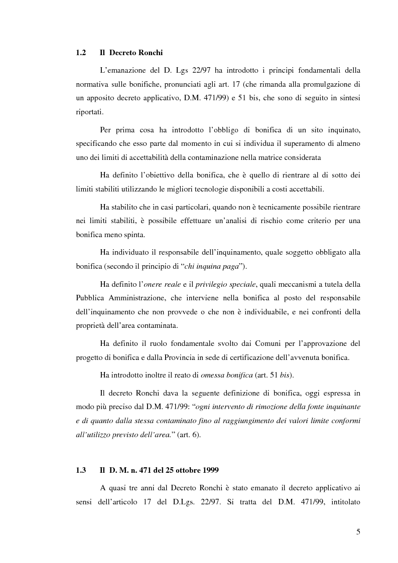 Anteprima della tesi: Effetti delle zeoliti naturali sul processo di phytoremediation di terreni contaminati da zinco e piombo, Pagina 5