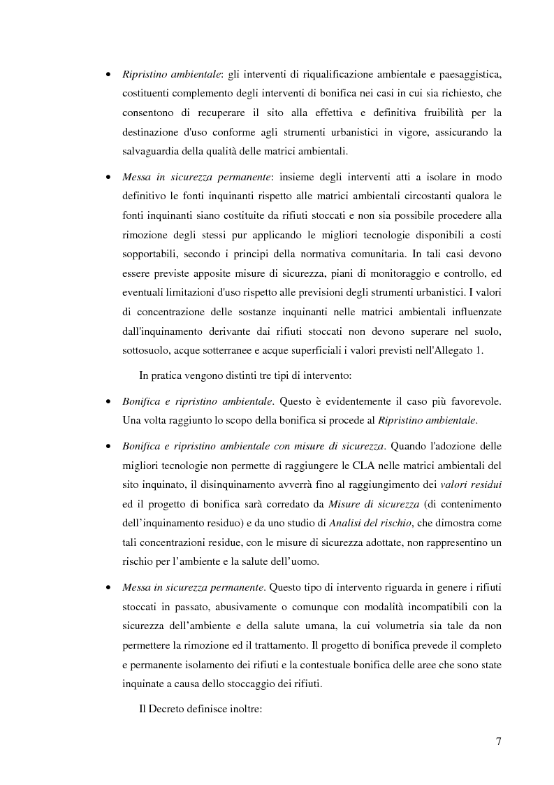 Anteprima della tesi: Effetti delle zeoliti naturali sul processo di phytoremediation di terreni contaminati da zinco e piombo, Pagina 7