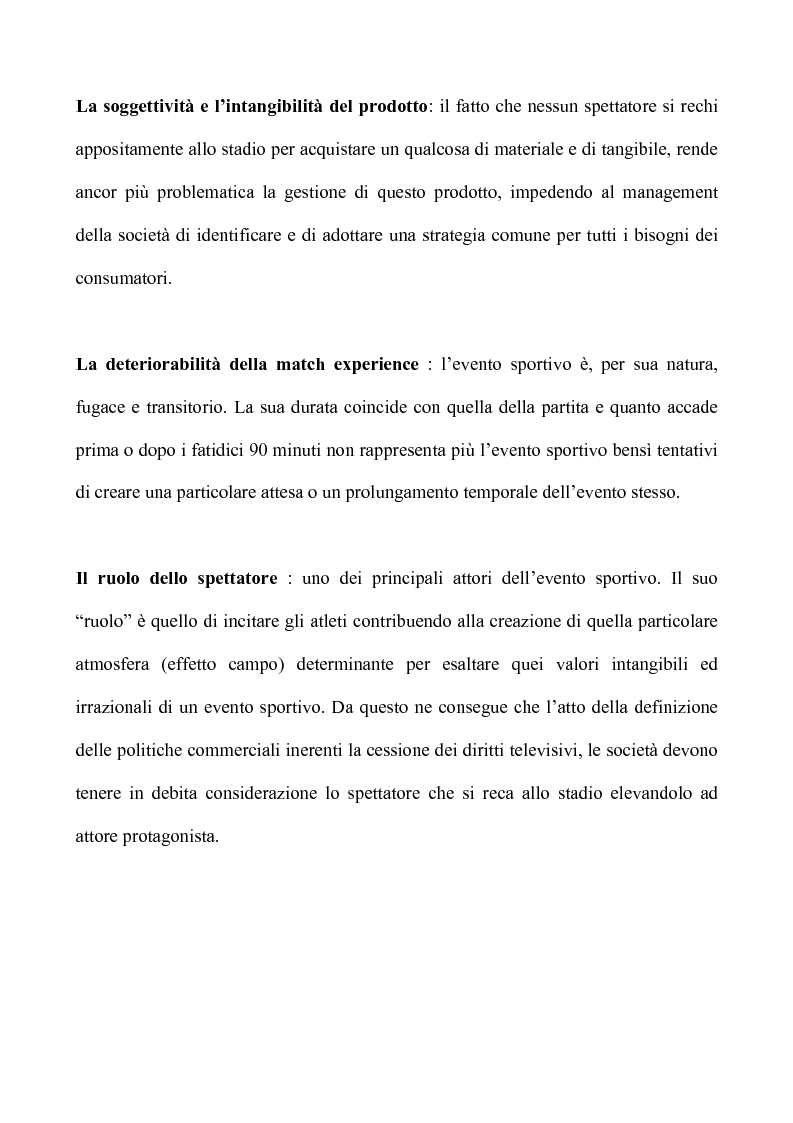 Anteprima della tesi: Sport & Business un matrimonio di interesse: la comunicazione nel marketing sportivo: i casi A.C.Milan e Teramo Basket, Pagina 9