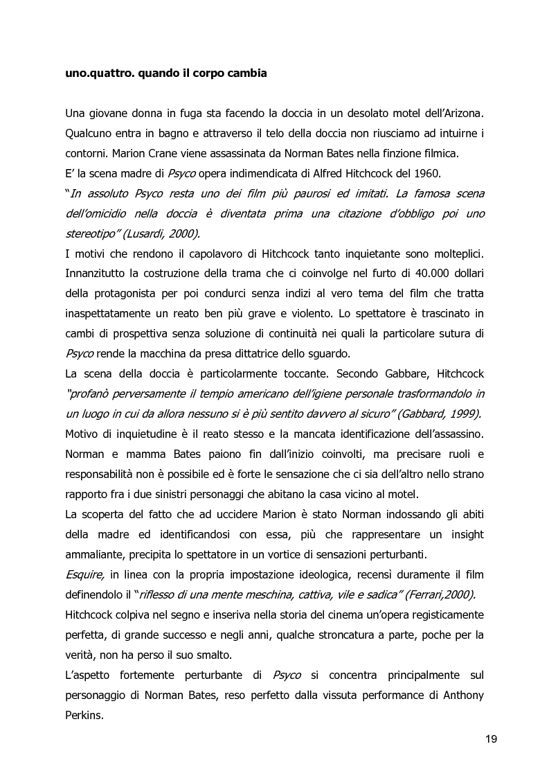 Anteprima della tesi: Un Corpo Altro - Il perturbante delle trasformazioni corporee nel cinema, Pagina 15