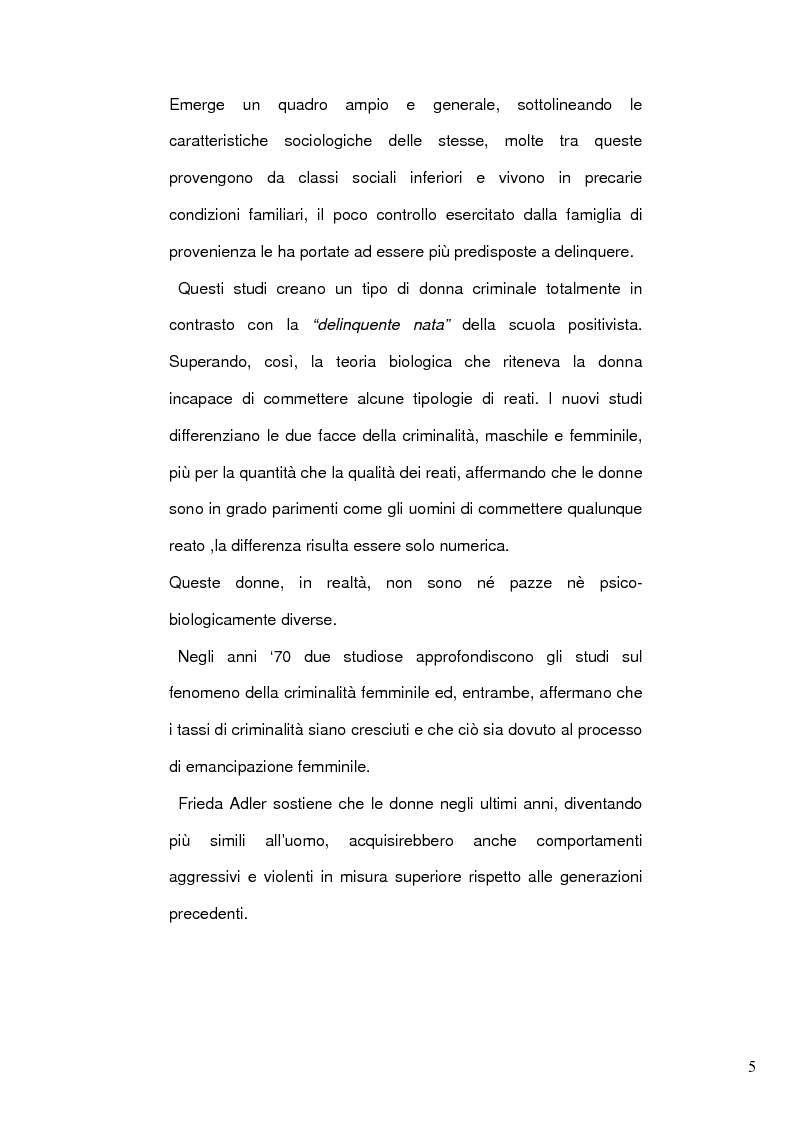Anteprima della tesi: Donne e mafia, Pagina 4